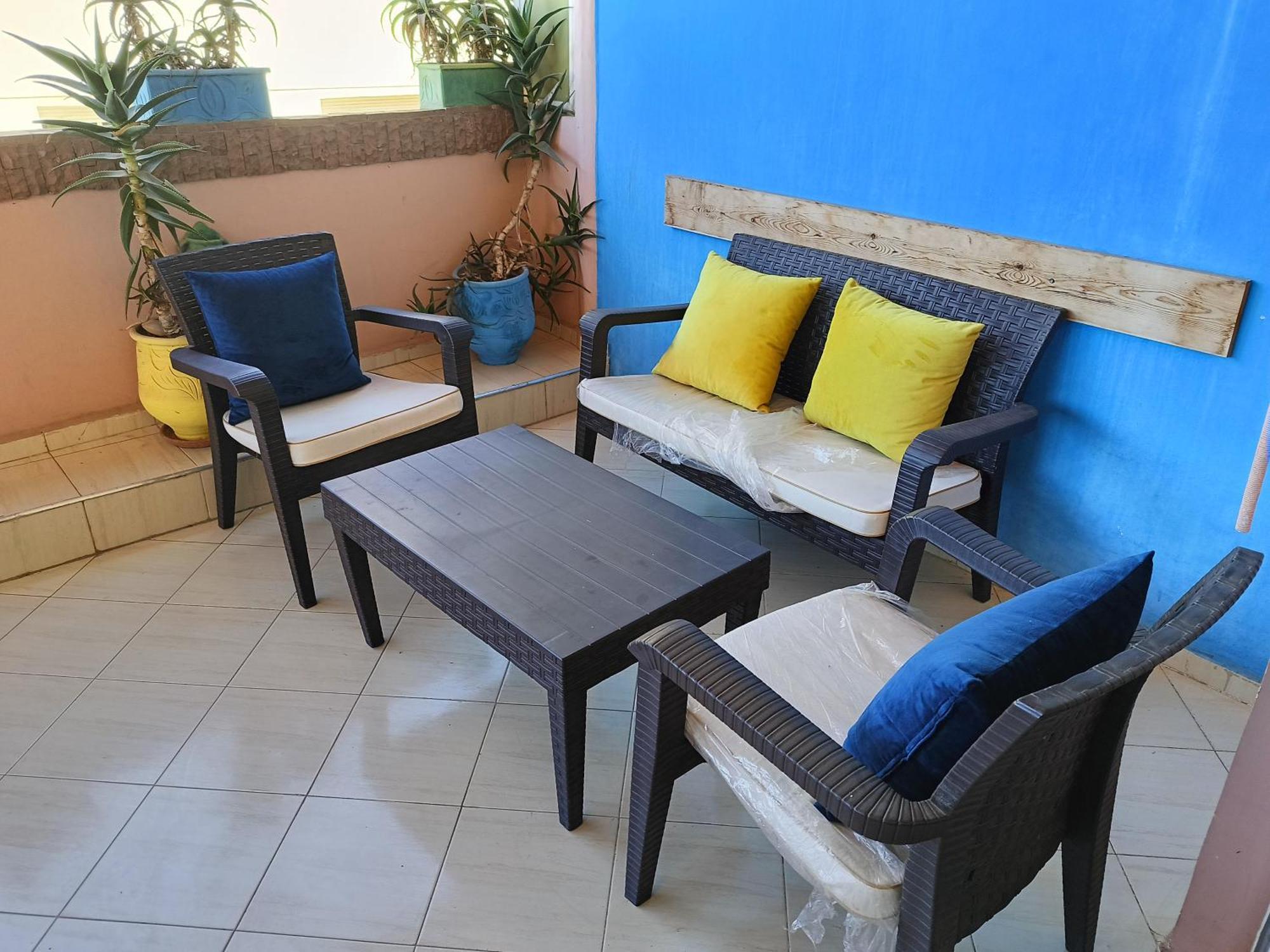 Appart Najia Au Centre Kenitra Avec Grande Terrasse Exterior foto